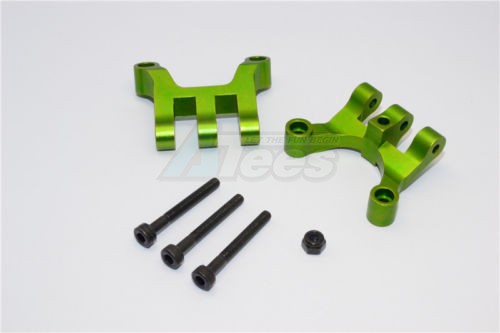 GPM Racing Vaterra K5 Blazer Ascender Aluminium Front/Rear Gear Box Mount - 2Pcs Set Green