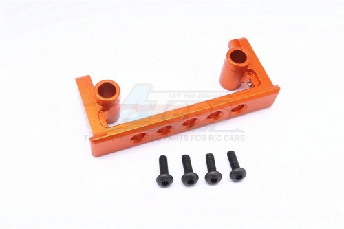 GPM Racing Vaterra K5 Blazer Ascender Aluminium Rear Chassis Link Mount - 1Pc Set Orange