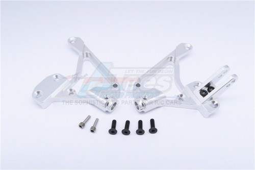 GPM Racing Vaterra K5 Blazer Ascender Aluminium Front Shock Tower - 2Pcs Set Silver