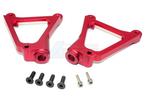 GPM Racing Vaterra K5 Blazer Ascender Aluminium Rear Shock Tower - 2 Pcs Set Red