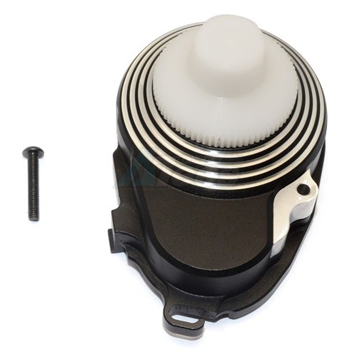 GPM Racing Vaterra K5 Blazer Ascender Aluminium Center Gear Cover - 1Pc Set Black