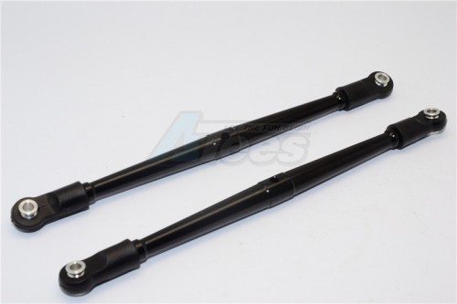 GPM Racing Vaterra K5 Blazer Ascender Aluminium 4MM Anti-Thread Rear Lower Link (111MM Long) - 1Pr Black