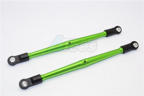 GPM Racing Vaterra K5 Blazer Ascender Aluminium 4MM Anti-Thread Rear Lower Link (111MM Long) - 1Pr Green
