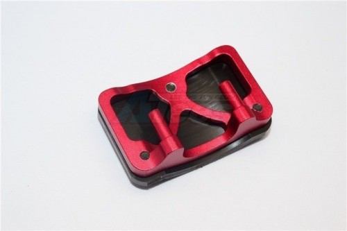GPM Racing Vaterra K5 Blazer Ascender Aluminum Front Bumper Mount - 2Pcs Set Red