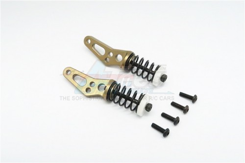 GPM Racing Vaterra K5 Blazer Ascender Aluminium Front Bumper Absorber - 1Set Titanium