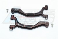 GPM Racing Thunder Tiger K-ROCK MT4 G5 Aluminium Front Upper Arms - 4Pcs Set Brown