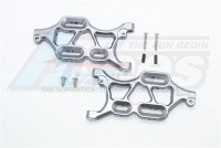 GPM Racing Thunder Tiger K-ROCK MT4 G5 Aluminium Front Lower Arms - 8Pcs Set Gun Metal