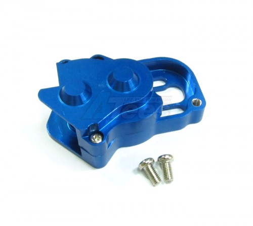 GPM Racing Kyosho Motorcycle Aluminum Gear Box With Screws (big Teeth Gear Design) - 1pc Set Blue