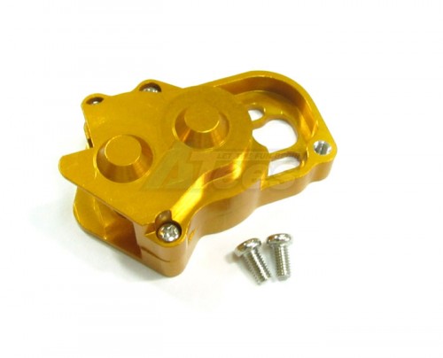 GPM Racing Kyosho Motorcycle Aluminum Gear Box With Screws (big Teeth Gear Design) - 1pc Set Gold