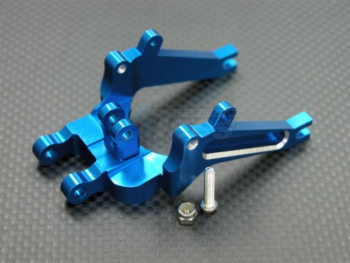 GPM Racing Kyosho Motorcycle Aluminum Swing Arm With Screw & Washer - 1 Piece Set Blue