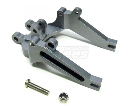 GPM Racing Kyosho Motorcycle Aluminum Swing Arm With Screw & Washer - 1pc Set Gun Metal