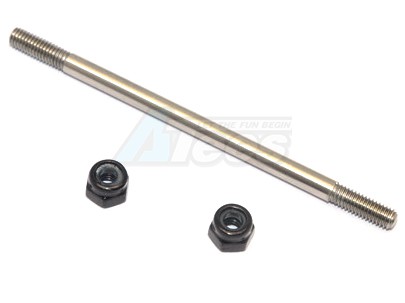 GPM Racing Kyosho Motorcycle Aluminium Rear Wheel Shaft - 1Pc Set