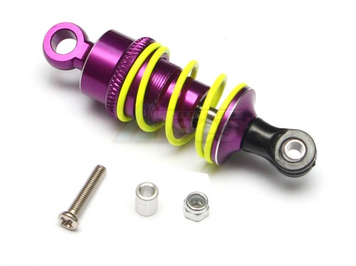GPM Racing Kyosho Motorcycle Aluminum Drive Shock With Screw & Aluminum Collars Set Purple