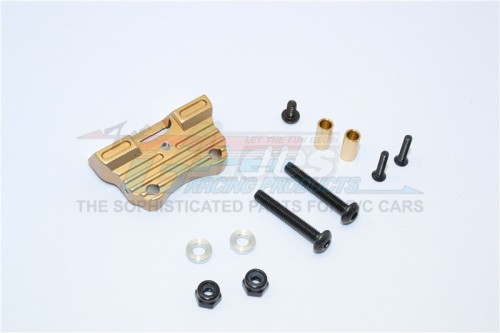 GPM Racing Kyosho Motorcycle Aluminum Drive Stand With Screws & Aluminum Collars & Lock Nuts - 1pc Set Titanium