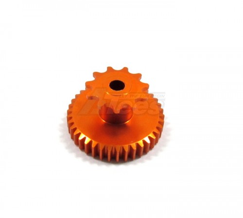GPM Racing Kyosho Motorcycle Aluminum Middle Gear - 1 Pc Orange