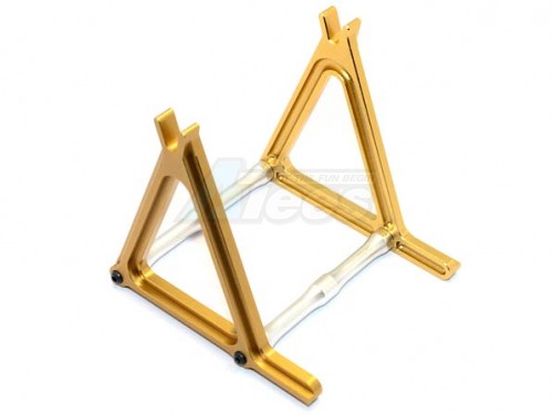 GPM Racing Kyosho Motorcycle Aluminium Rear Wheel Holder - 1Set Titanium