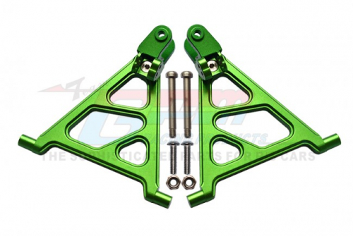 GPM Racing Tamiya Lunch Box Aluminium Front Lower Arm - 1 Pair Green