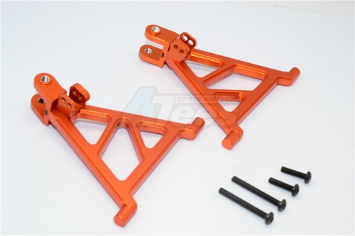 GPM Racing Tamiya Lunch Box Aluminium Front Lower Arm - 1 Pair Orange