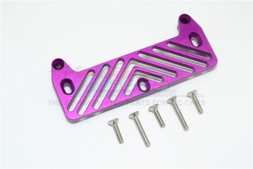GPM Racing Tamiya Lunch Box Aluminiium Front Bumper Mount - 6Pcs Set Purple