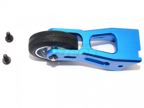 GPM Racing Tamiya Lunch Box Aluminium Rear Wheelie Bar - 1Set Blue