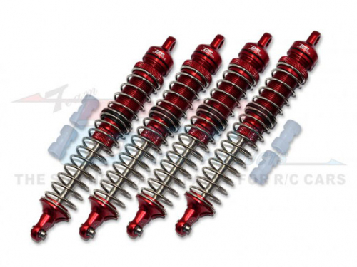 GPM Racing Team Losi LMT 4WD Solid Axle LMT Combo Set B - LMT130F/R(2Sets) (LOS04021/LOS04022/LOS04024) Red