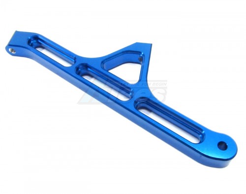 GPM Racing Team Losi 5IVE-T Aluminum 7075 Rear Chassis Brace - 1pc Blue