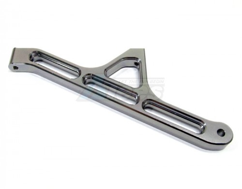 GPM Racing Team Losi 5IVE-T Aluminum 7075 Rear Chassis Brace - 1pc Gun Metal