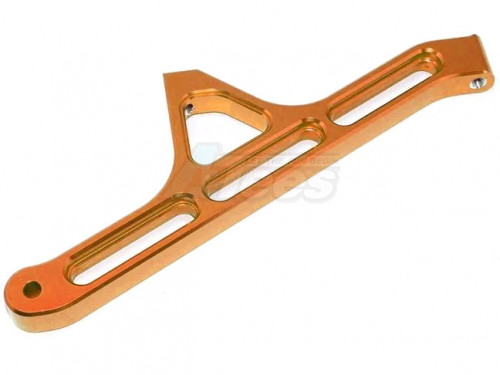 GPM Racing Team Losi 5IVE-T Aluminum 7075 Rear Chassis Brace - 1pc Orange