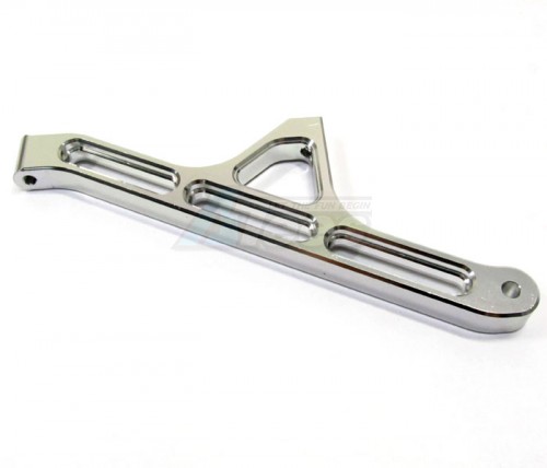 GPM Racing Team Losi 5IVE-T Aluminum 7075 Rear Chassis Brace - 1pc Silver