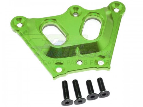 GPM Racing Team Losi 5IVE-T Aluminum 7075 Front Top Chassis Brace - 1pc Green