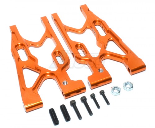 GPM Racing Team Losi 5IVE-T Aluminum 7075 Rear Suspension Arm - 1pr Orange