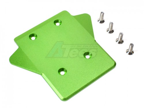 GPM Racing Team Losi 5IVE-T Aluminum 7075 Rear Gear Box Protector-1pc Green