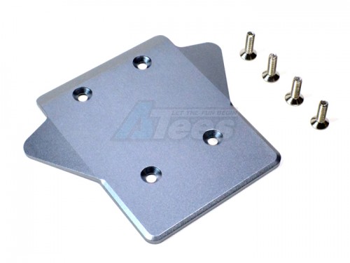 GPM Racing Team Losi 5IVE-T Aluminum 7075 Rear Gear Box Protector-1pc Gun Metal