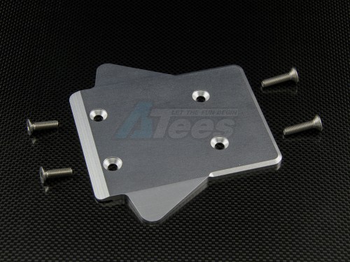 GPM Racing Team Losi 5IVE-T Aluminum 7075 Rear Gear Box Protector-1pc Silver