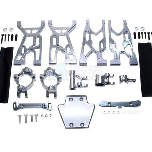 GPM Racing Team Losi 5IVE-T Performance Combo Upgrade Set Gun Metal