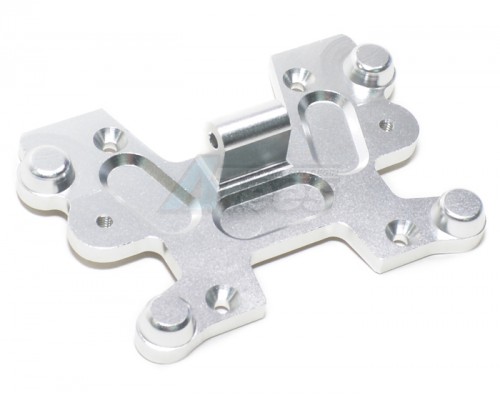 GPM Racing Team Losi LST Aluminum Front /Rear Arm Mount (Linking Front & Rear Bumper) - 1 Piece Silver
