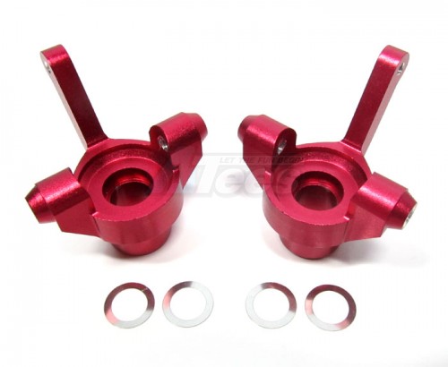 GPM Racing Team Losi LST Aluminum Front Or Rear Knuckle Arm - 1 Pair Red