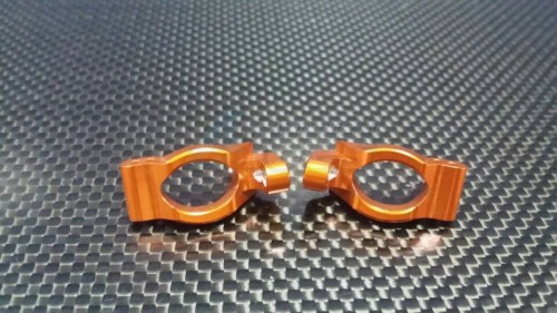 GPM Racing Traxxas Latrax 1/18 Rally Aluminium C-Hub - 1 Pair Orange