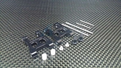 GPM Racing Traxxas Latrax 1/18 Rally Aluminium Front/Rear Lower Arm - 1 Pair Set Black