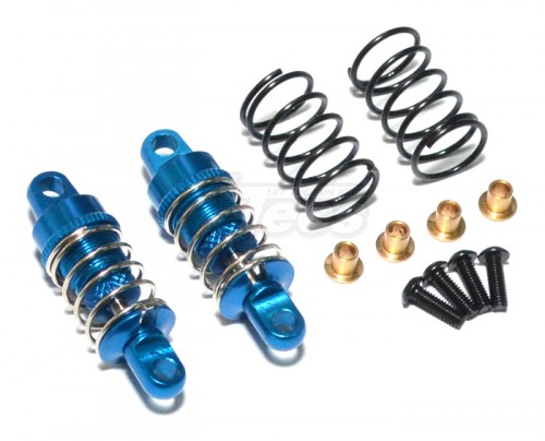 GPM Racing Traxxas Latrax 1/18 Rally Aluminium Rear Adjustable Damper(34MM)-Pair Blue