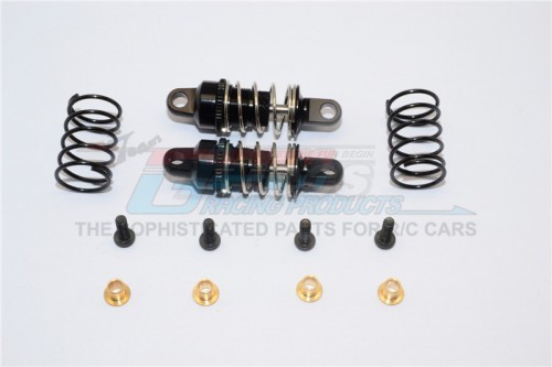 GPM Racing Traxxas Latrax 1/18 Rally Aluminium Front Adjustable Damper(37MM)-Pair Black