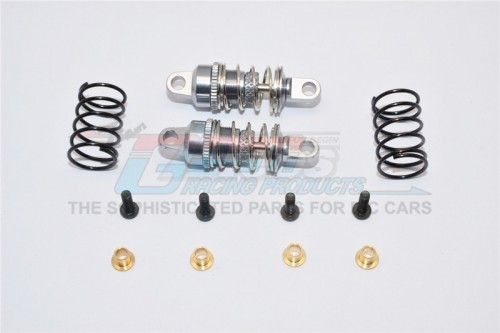 GPM Racing Traxxas Latrax 1/18 Rally Aluminium Front Adjustable Damper(37MM)-Pair Gun Metal