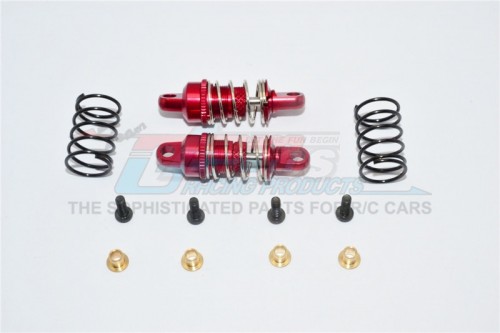 GPM Racing Traxxas Latrax 1/18 Rally Aluminium Front Adjustable Damper(37MM)-Pair Red