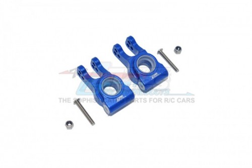 GPM Racing Team Losi Lasernut U4 Aluminium Rear Knuckle Arm - 6Pcs Set Blue