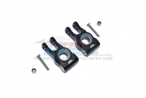 GPM Racing Team Losi Lasernut U4 Aluminium Rear Knuckle Arm - 6Pcs Set Black