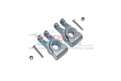 GPM Racing Team Losi Lasernut U4 Aluminium Rear Knuckle Arm - 6Pcs Set Gun Metal