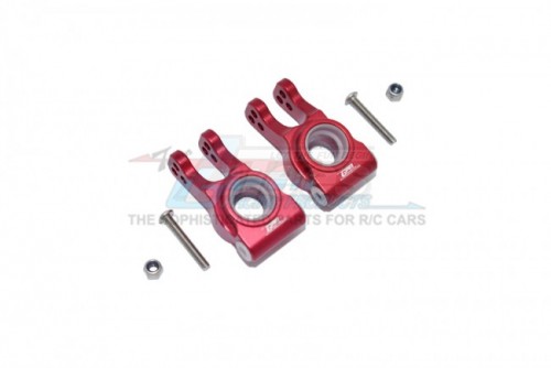 GPM Racing Team Losi Lasernut U4 Aluminium Rear Knuckle Arm - 6Pcs Set Red