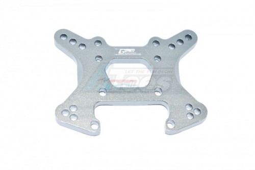 GPM Racing Team Losi Lasernut U4 Aluminium Front Shock Tower - 1Pc Set Silver