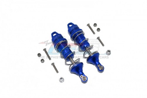 GPM Racing Team Losi Lasernut U4 Aluminium Front Thickened Spring Dampers 86MM - 8Pcs Set Blue