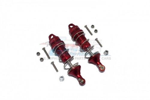 GPM Racing Team Losi Lasernut U4 Aluminium Front Thickened Spring Dampers 86MM - 8Pcs Set Red